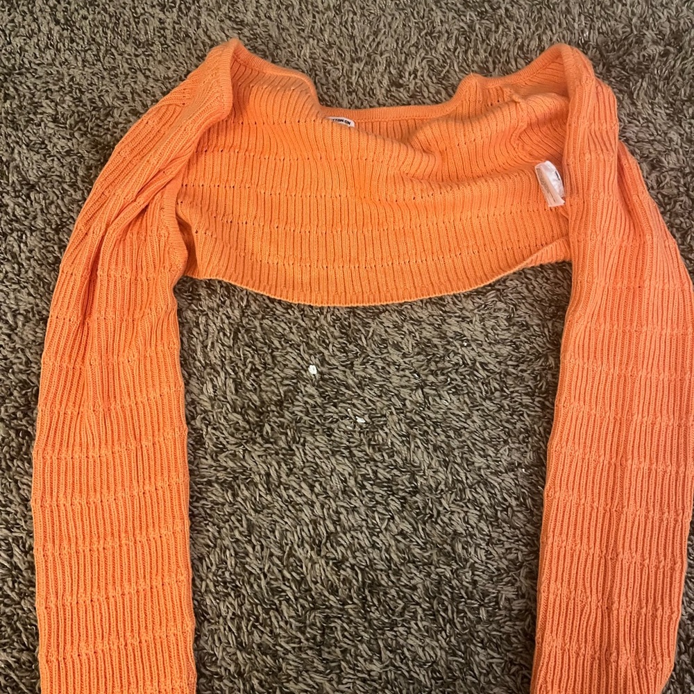cozy arm sweater
